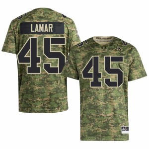 Camo College Football Braylon Lamar #45 UM Hurricanes Men High School Jersey 726921-337