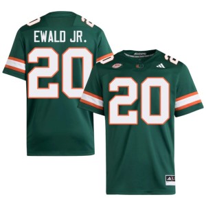 Green College Football Mens #20 Chris Ewald Jr. UM Limited Jersey 556862-812