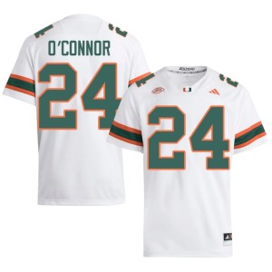 White The U Ethan O'Connor Official Mens College Football #24 Jersey 410907-271