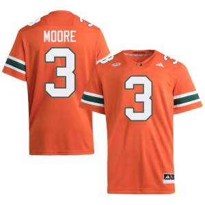 Orange Joshua Moore Men's Miami #3 Player College Football Jerseys 404022-764