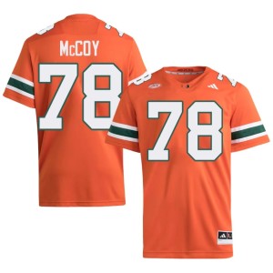 Orange #78 Men Matthew McCoy Miami Alumni College Football Jersey 328126-766