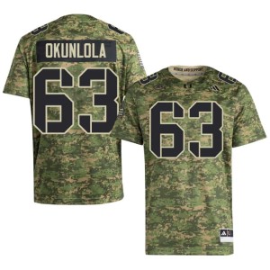 Camo Men Samson Okunlola Alumni Canes #63 College Football Jerseys 333066-433