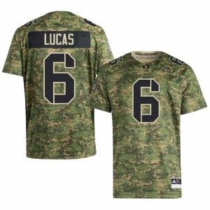 Camo Xavier Lucas Miami Embroidery College Football Mens #6 Jerseys 854235-471