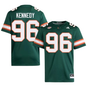 Green Cortez Kennedy #96 College Football Mens Canes Embroidery Jersey 709259-657