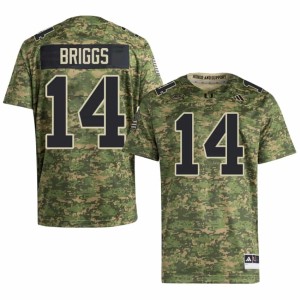 Camo Miami Hurricanes #14 Mens Israel Briggs Player College Football Jerseys 748777-511
