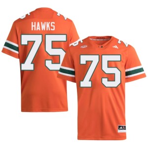 Orange Jacob Hawks Alumni College Football Men's #75 Miami Jersey 351850-245