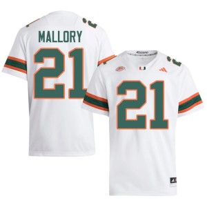 White Alumni College Football Men's Javian Mallory UM #21 Jersey 211317-228
