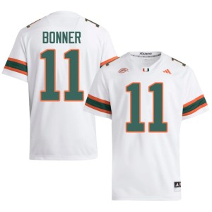 White College Football Miami Limited Kamal Bonner #11 Men's Jersey 807645-354