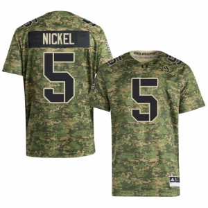 Camo 2026-27 Luke Nickel #5 Miami Mens College Football Jersey 673078-976