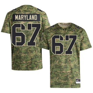 Camo Russell Maryland College Football #67 Player Canes Men Jersey 964711-846