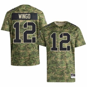 Camo #12 Men's Game College Football Somourian Wingo Miami Jersey 853045-238