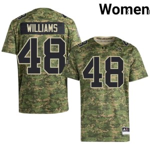 Camo Women #48 Embroidery College Football UM Hurricanes Andres Williams Jerseys 980248-667