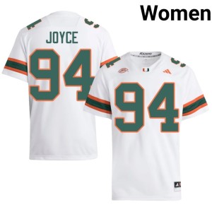 White Miami University #94 Women College Football Dylan Joyce Jersey 457780-703