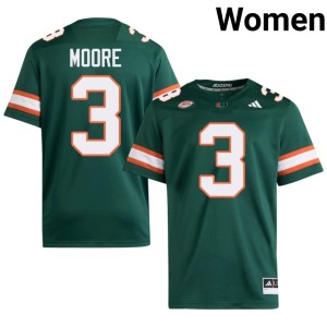 Green Joshua Moore #3 Women UM College Football 2026 Jerseys 688445-931