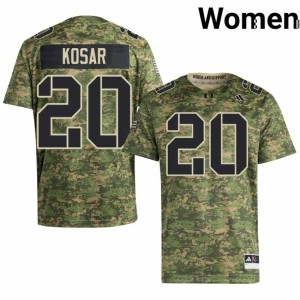 Camo Bernie Kosar #20 UMiami Alumni College Football Womens Jersey 291662-828