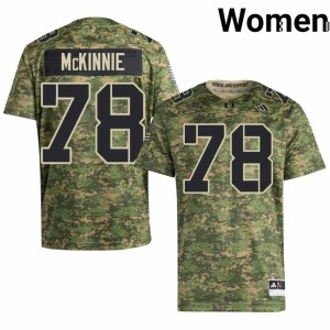 Camo Bryant McKinnie College Football #78 Women Game UM Jerseys 487742-347