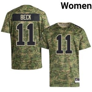 Camo Women University #11 College Football University of Miami Carson Beck Jersey 813463-189
