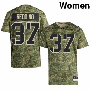 Camo #37 Miami of Florida Women's College Football Embroidery Cortez Redding Jersey 101310-696