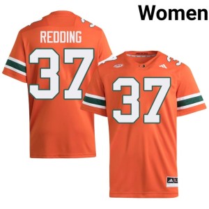 Orange College Football Womens UM Cortez Redding Stitched #37 Jersey 752391-809