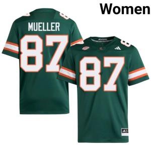 Green College Football Gavin Mueller The U Women's #87 Player Jersey 586172-991