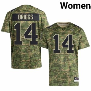 Camo Miami #14 Womens Israel Briggs College Football 2026-27 Jersey 138292-945