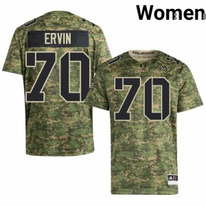 Camo College Football Miami of Florida Womens Official #70 Joel Ervin Jerseys 160196-368