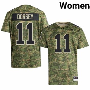 Camo #11 Women's Ken Dorsey College Football UMiami Official Jersey 946342-372