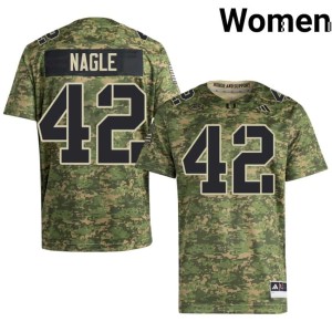 Camo Women's UMiami #42 Logan Nagle Alumni College Football Jersey 539342-900