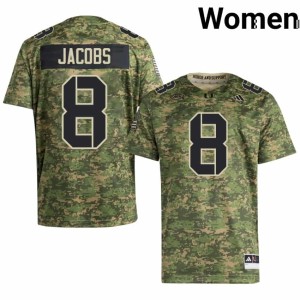 Camo Women's UMiami #8 Vandrevius Jacobs High School College Football Jerseys 862782-320