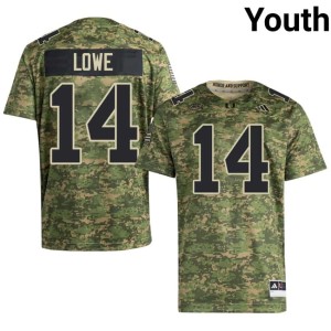 Camo #14 Hayden Lowe College Football Youth The U 2026-27 Jerseys 787160-276