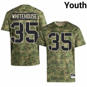 Camo Jack Whitehouse #35 Miami Youth College Football Replica Jersey 347295-844