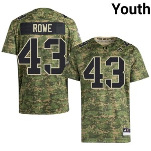 Camo #43 Youth Tyler Rowe College Football Alumni Miami Hurricanes Jerseys 718639-942