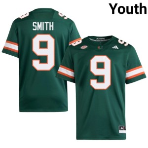 Green UMiami Hurricanes Chase Smith #9 College Football NCAA Youth Jerseys 351846-138