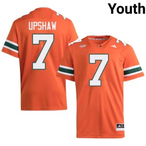 Orange Youth College Football #7 2026 Miami of Florida Daylyn Upshaw Jersey 200530-133