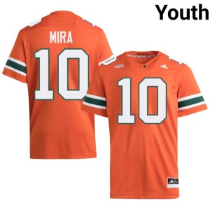 Orange College Football Miami of Florida George Mira High School #10 Youth Jerseys 154947-396
