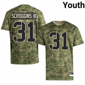 Camo #31 Herbert Scroggins III Miami of Florida Youth Official College Football Jerseys 525327-586