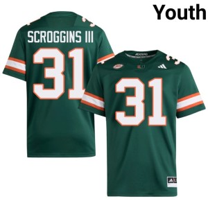 Green #31 College Football Herbert Scroggins III 2026 Youth UM Jersey 365511-981