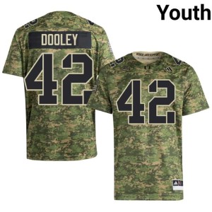 Camo Official Jim Dooley Youth Miami College Football #42 Jersey 857867-979