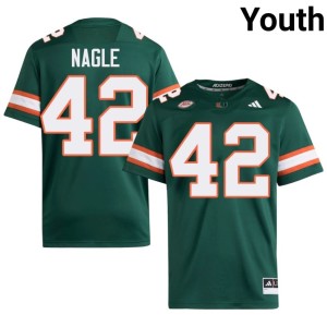 Green The U College Football Logan Nagle Youth #42 2026 Jerseys 600292-490