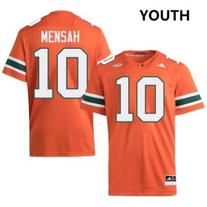 Orange Darian Mensah Embroidery The U #10 College Football Youth Jerseys 482236-573
